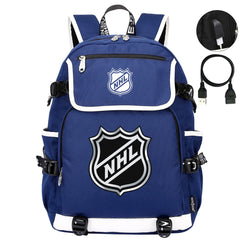Hockey Team Backpack School Notebook Travel Bags