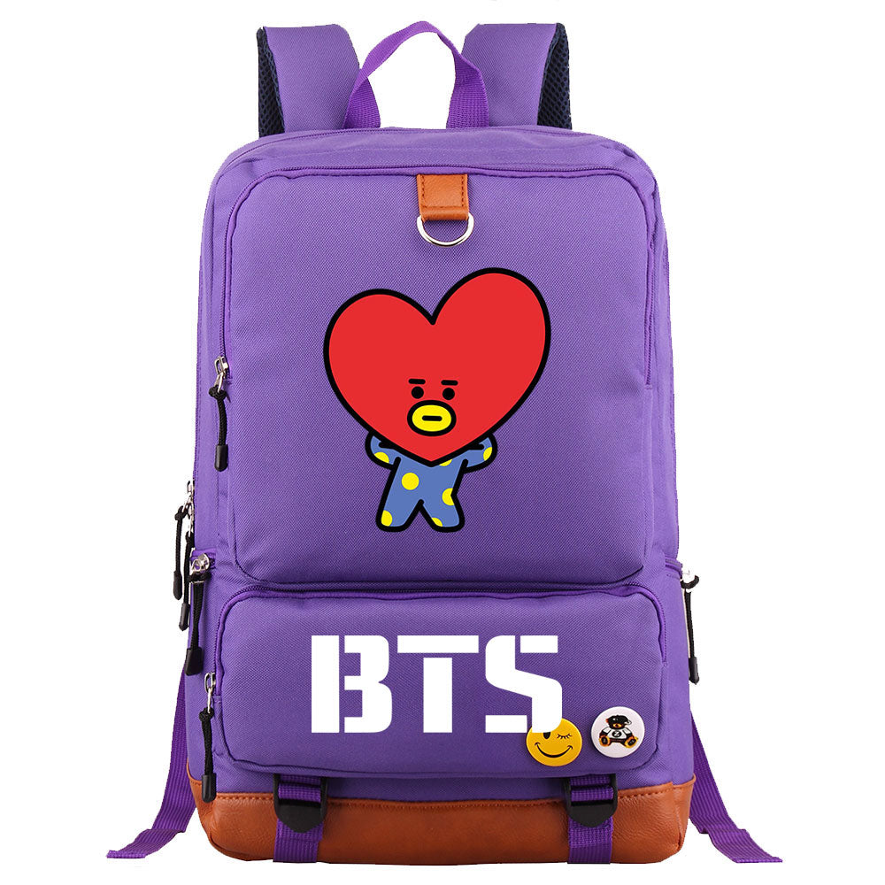 BTS TATA Proof Backpack NoteBook Laptop School Bag