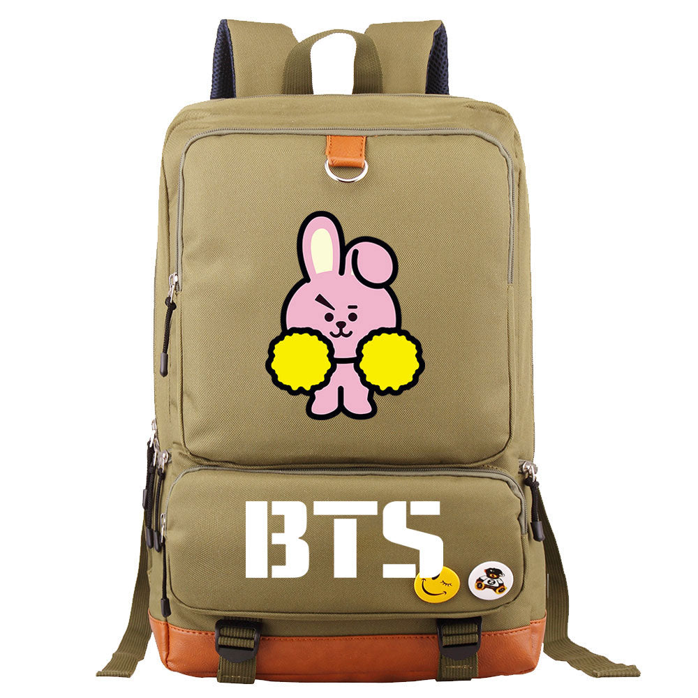 BTS Cooky Proof Backpack NoteBook Laptop School Bag