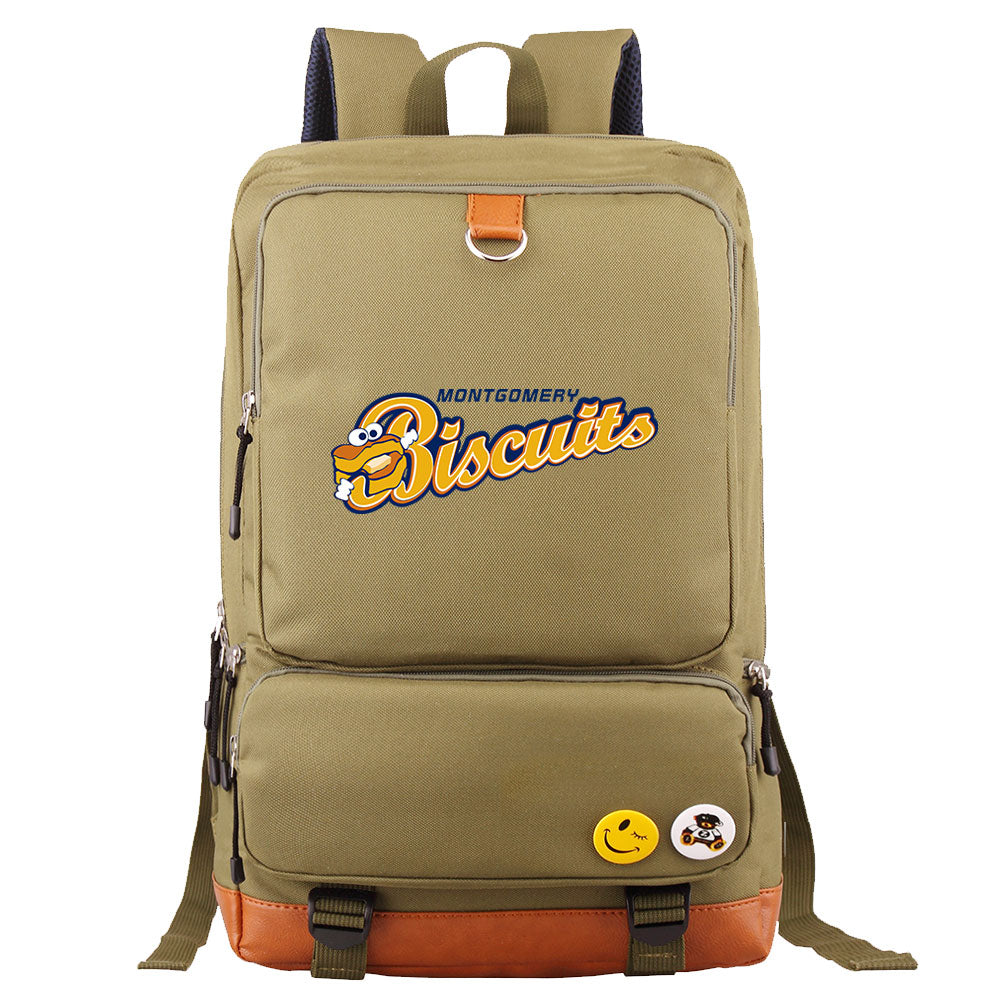 Montgomery Biscuits Proof Backpack NoteBook Laptop School Bag