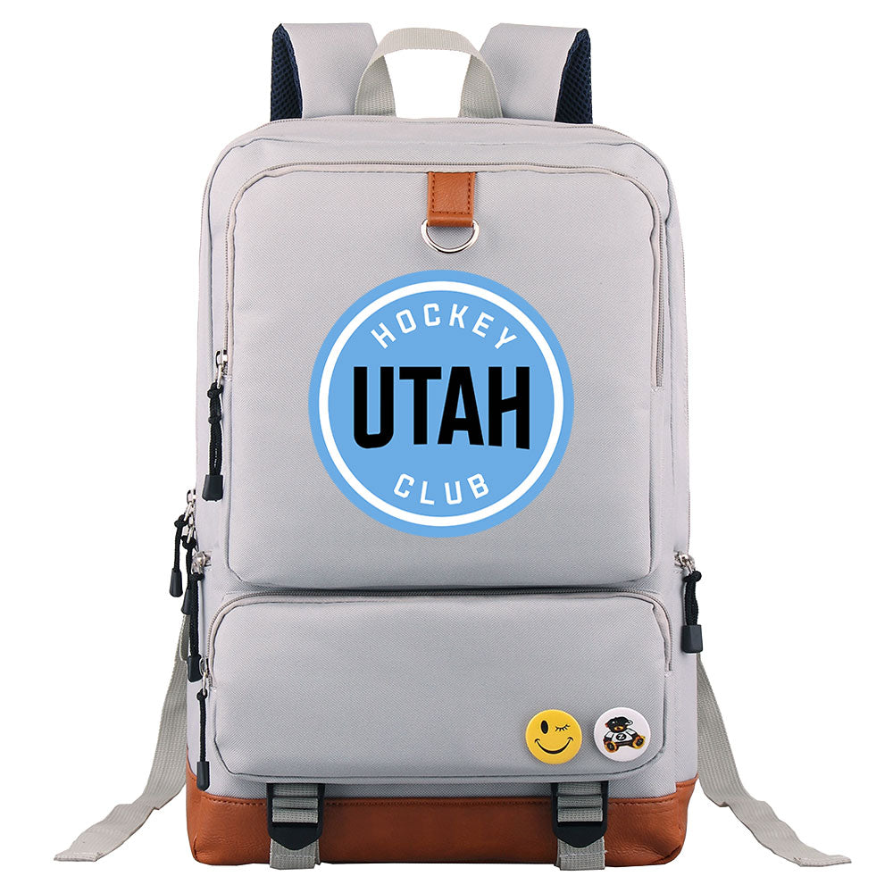 Utah Hockey Club Hockey Team Proof Backpack NoteBook Laptop School Bag