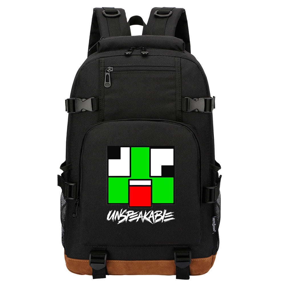 Game Unspeakable Frog Waterproof Backpack School Notebook Travel Bag