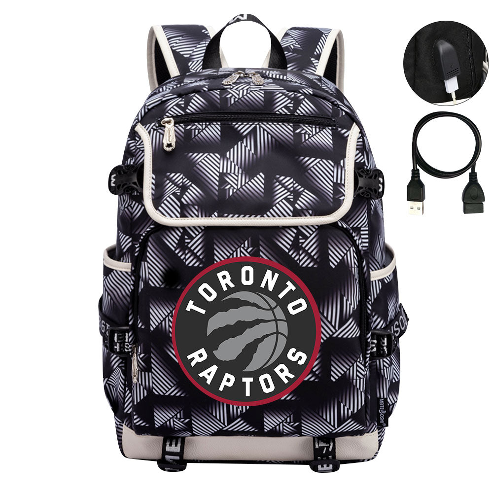 Toronto Raptors Backpack School Notebook Travel Bags