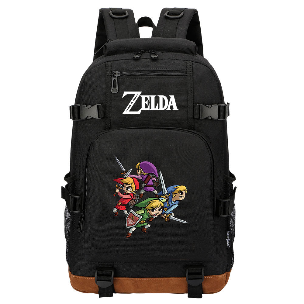 Zelda Waterproof Backpack School Notebook Travel Bag