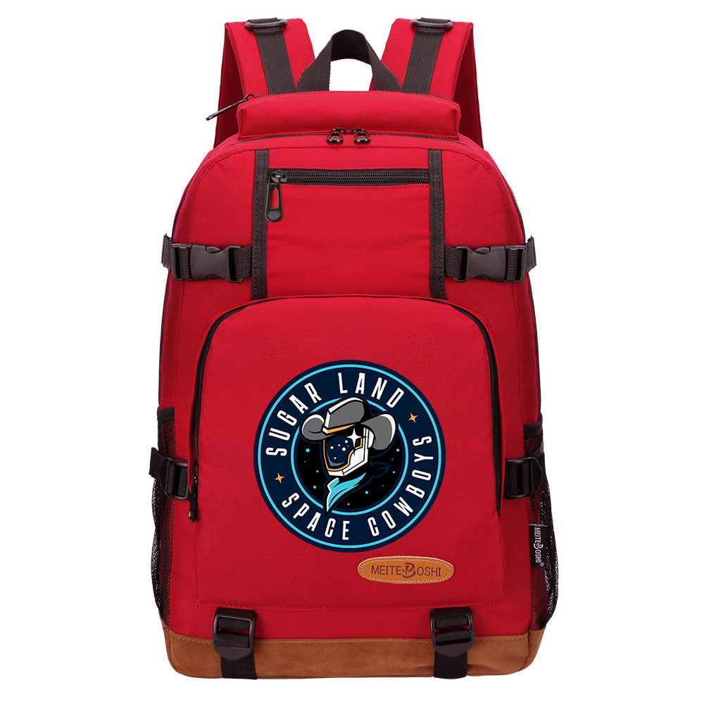 Sugar Land Space Cowboys Waterproof Backpack School Notebook Travel Bag