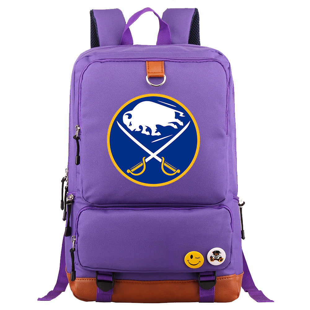 Buffalo Sabres Hockey Team Proof Backpack NoteBook Laptop School Bag