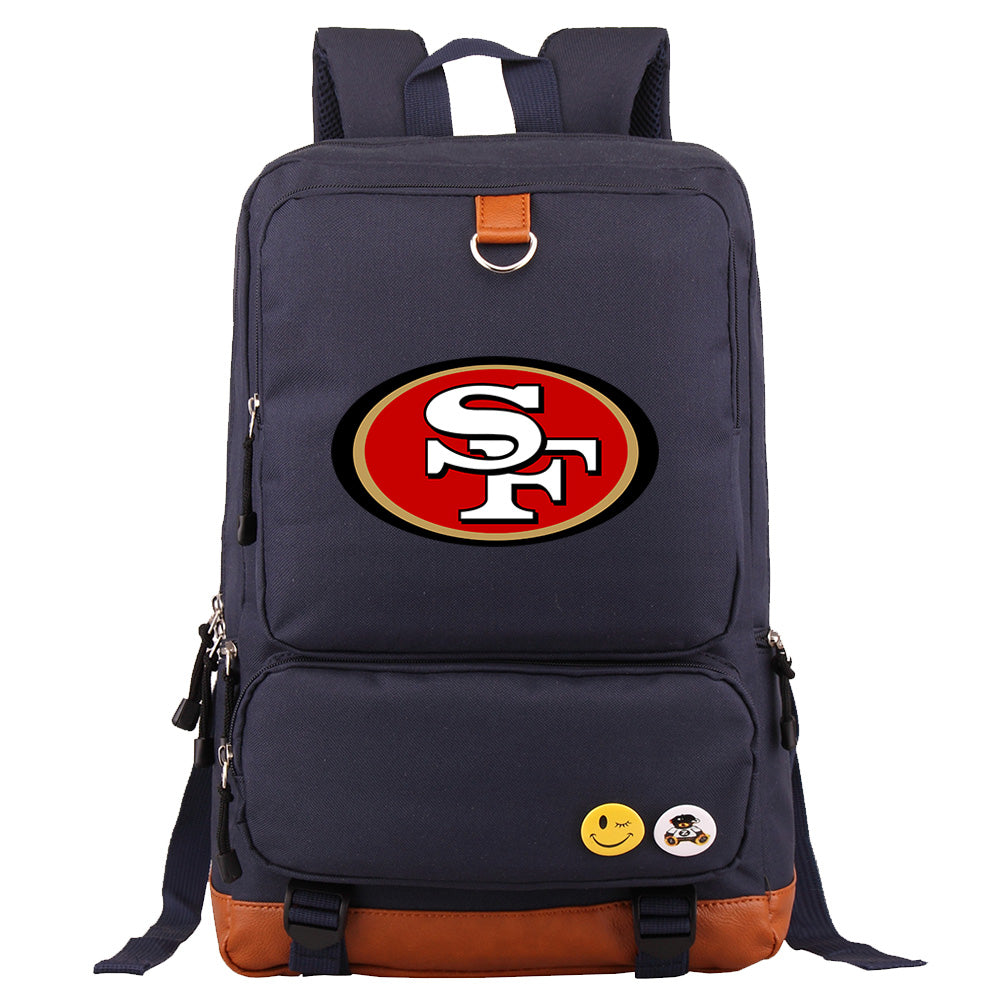 San Francisco 49ers Football Team Rugby Proof Backpack NoteBook Laptop School Bag