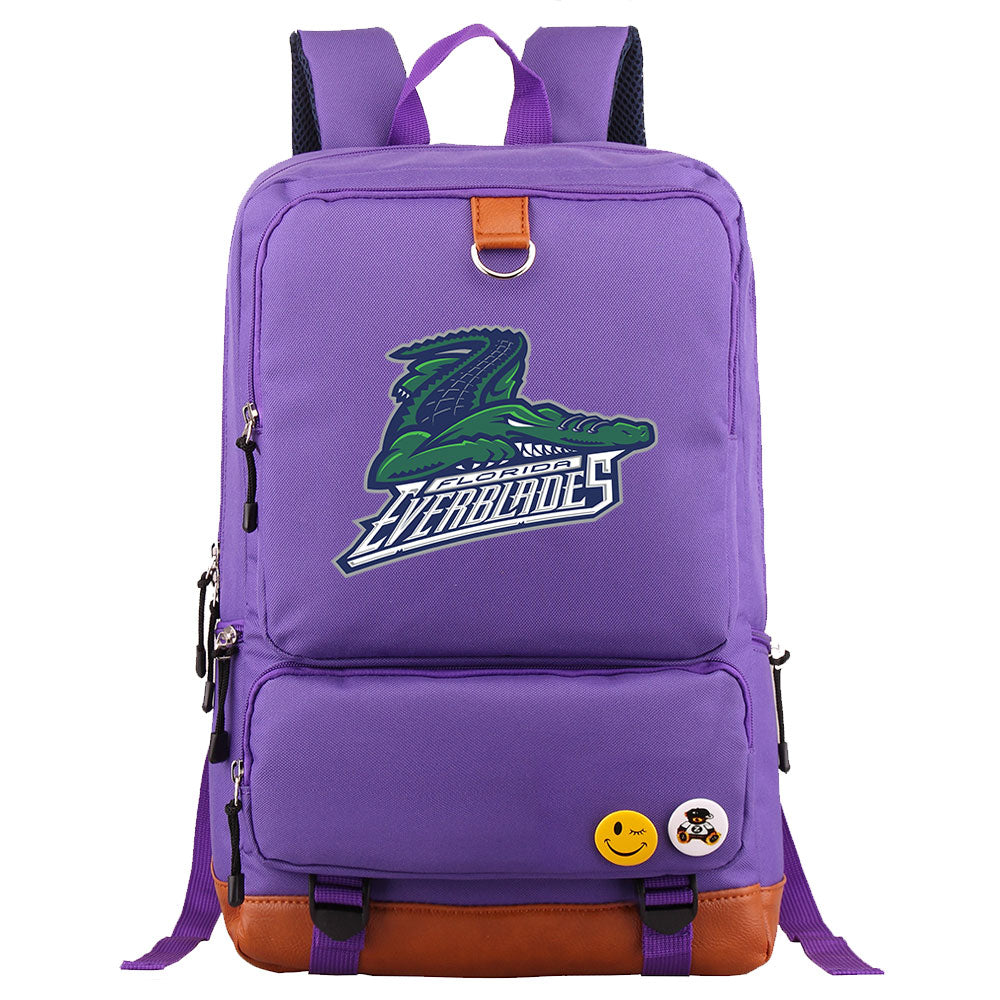 Florida Everblades Hockey Team Proof Backpack NoteBook Laptop School Bag