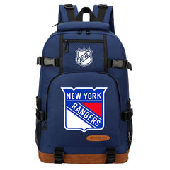 New York Rangers Hockey League  Waterproof Backpack School Notebook Travel Bag
