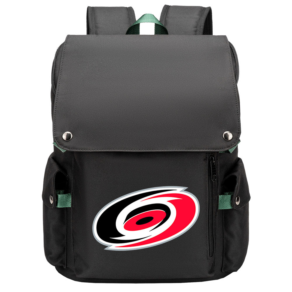 Carolina Hurricanes Hockey Team School Backpack Oxford Laptop Bag