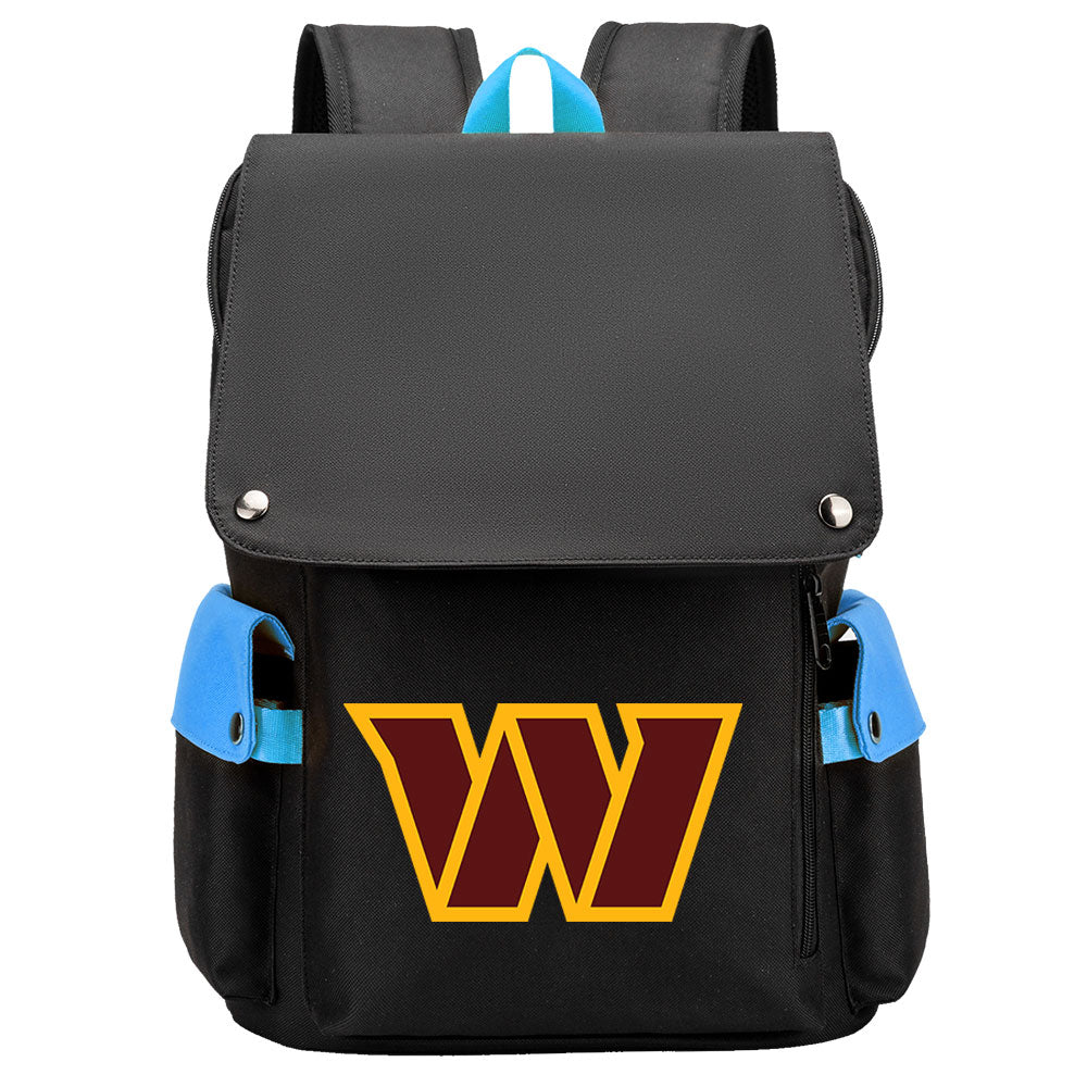 Washington Commanders Football Team Rugby Laptop Backpack Oxford School Bag