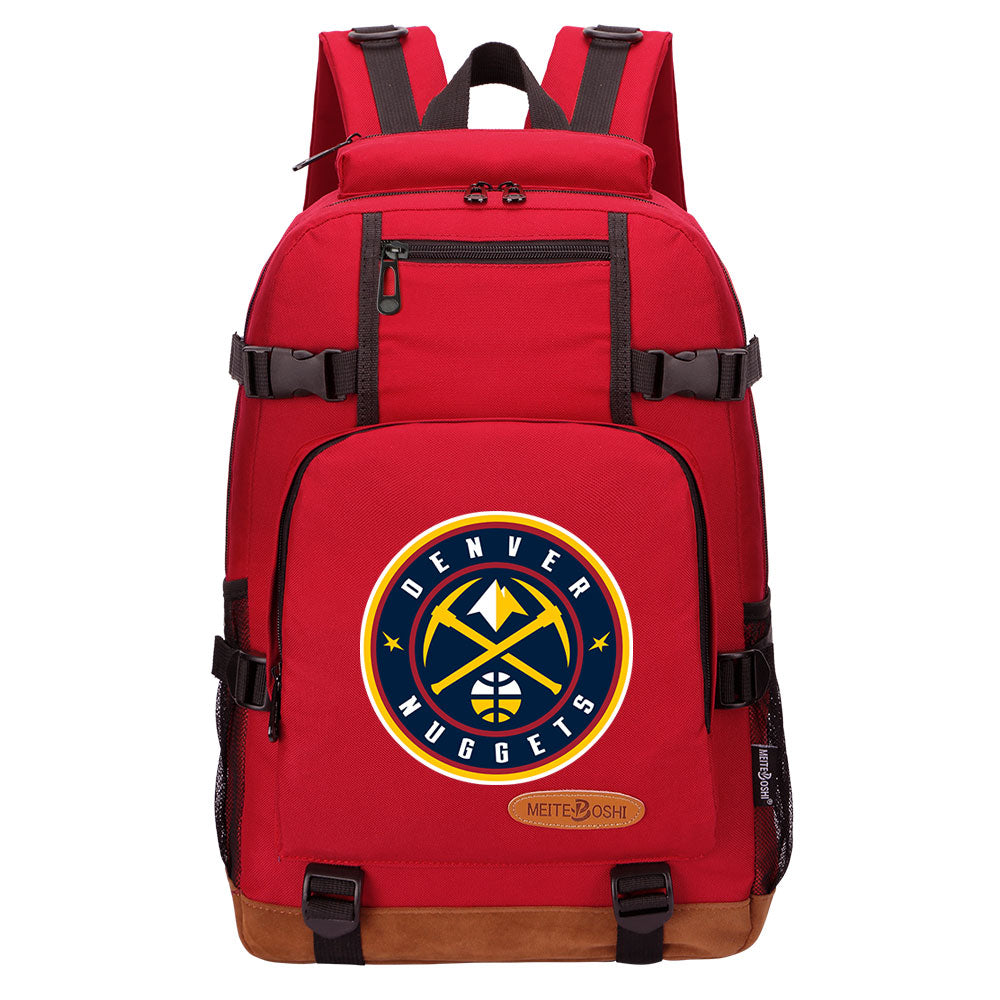 Denver Nuggets Waterproof Backpack School Notebook Travel Bag