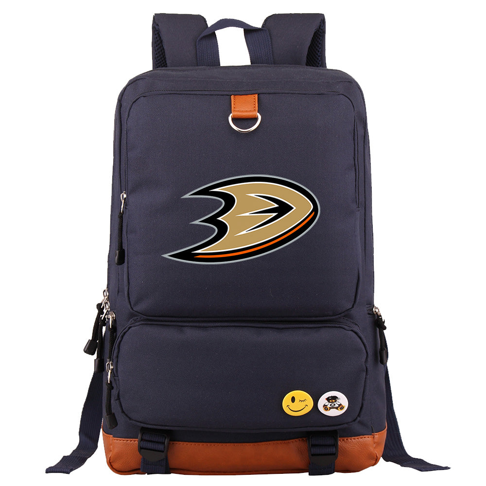 Anaheim Ducks Hockey Team Proof Backpack NoteBook Laptop School Bag