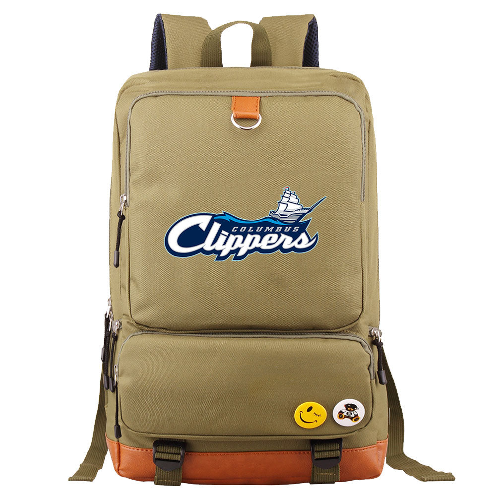 Columbus Clippers Water Proof Backpack NoteBook Laptop School Bag