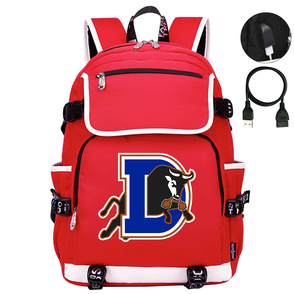 Durham Bulls Backpack School Notebook Travel Bags