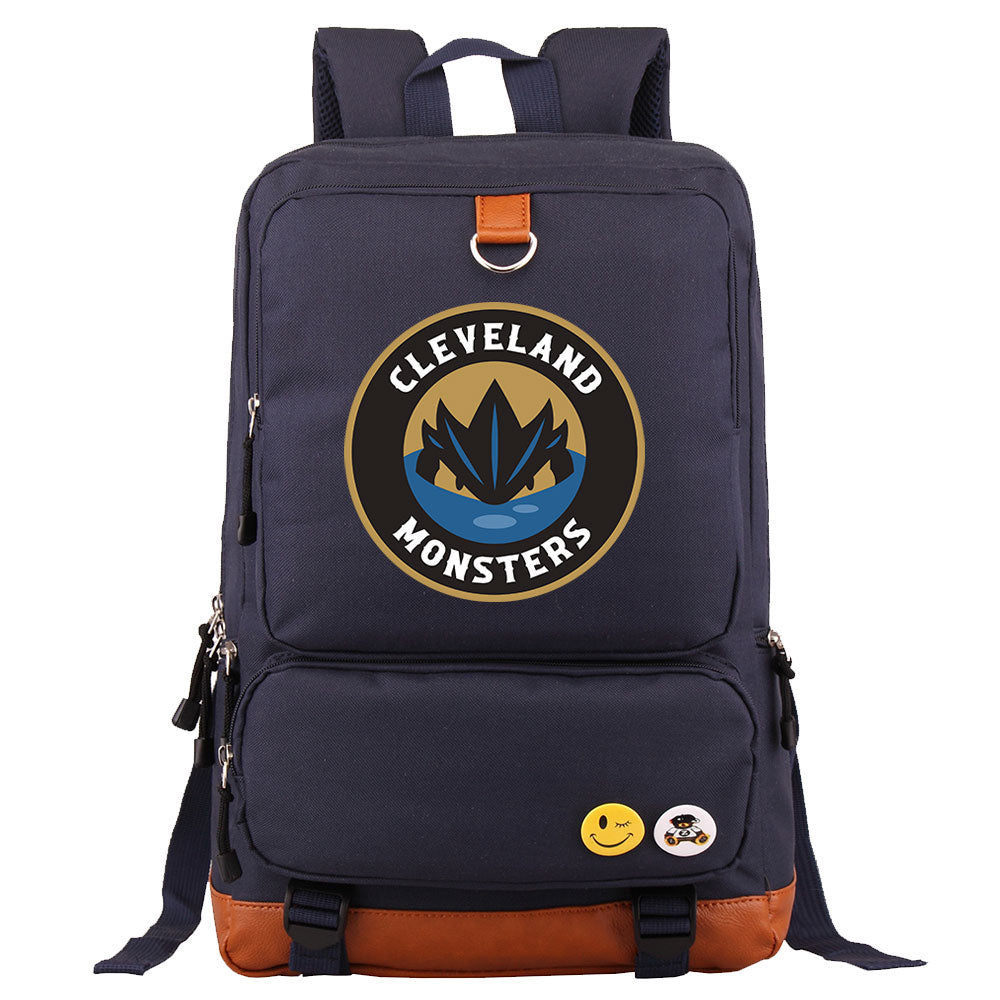 Cleveland Monsters Hockey Team Proof Backpack NoteBook Laptop School Bag