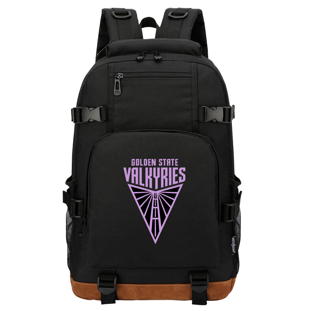 Golden State Valkyries Waterproof Backpack School Notebook Travel Bag