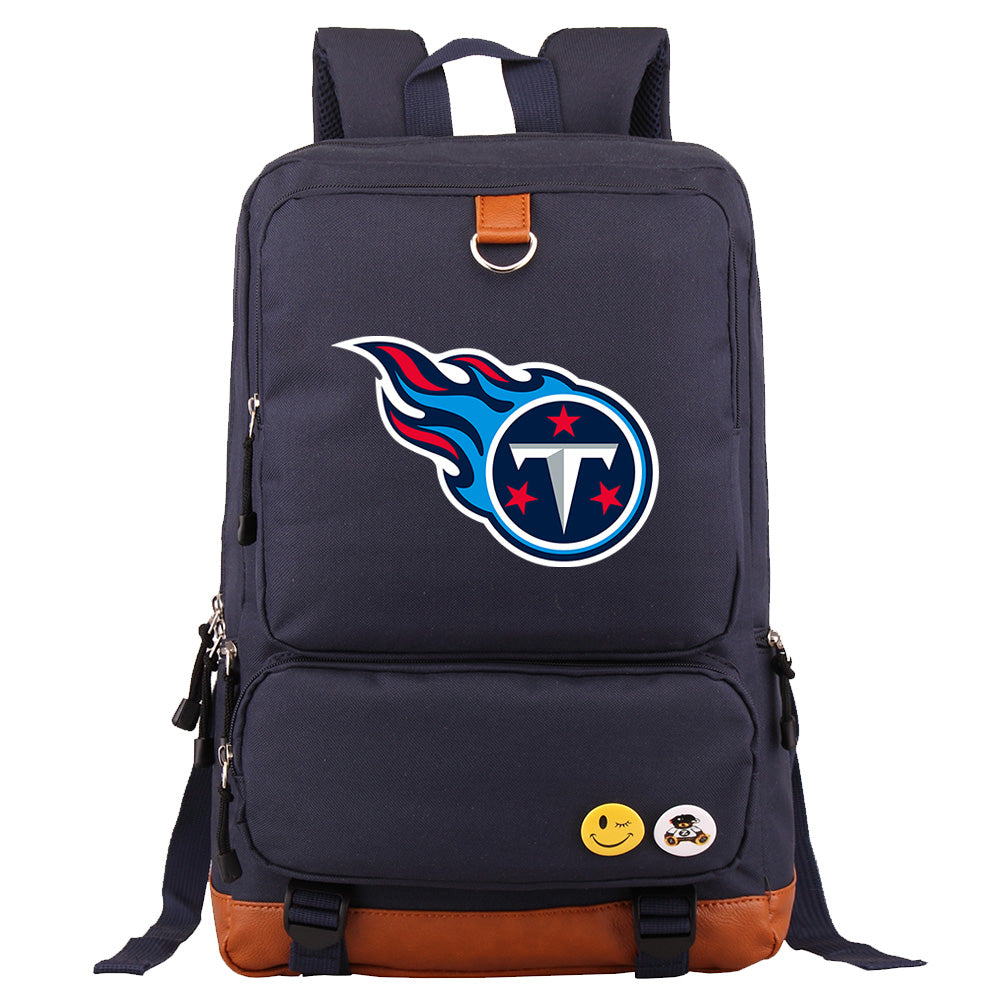 Tennessee Titans Football Team Rugby Proof Backpack NoteBook Laptop School Bag