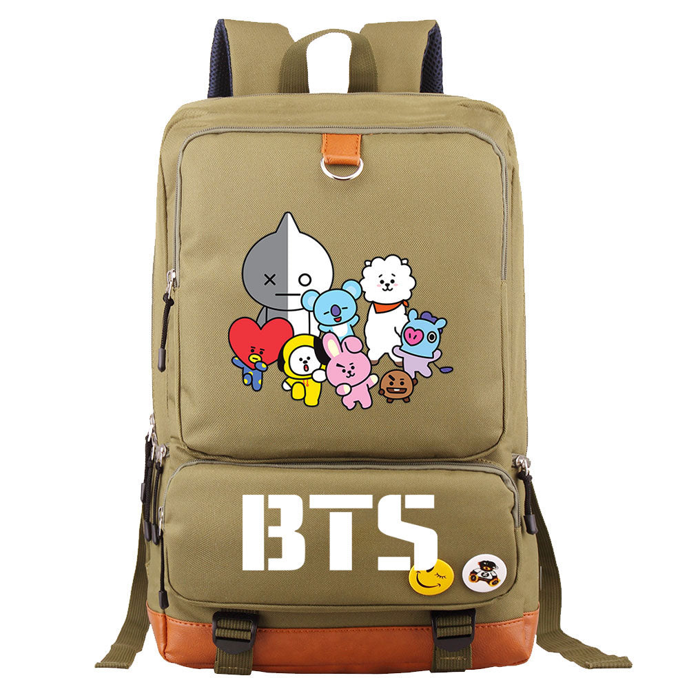 BTS Proof Backpack NoteBook Laptop School Bag
