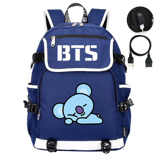 BTS Koya Backpack School Notebook Travel Bags
