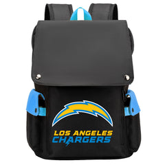 Los Angeles Chargers Football Team Rugby Laptop Backpack Oxford School Bag
