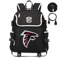 Atlanta Falcons Football Team Rugby Backpack School Notebook Travel Bag