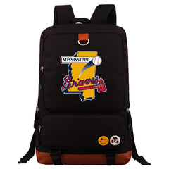 Mississippi Braves Water Proof Backpack NoteBook Laptop School Bag