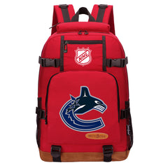 Vancouver Canucks Hockey League Waterproof Backpack School Notebook Travel Bag