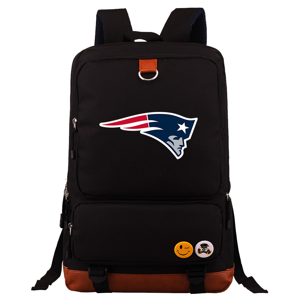 New England Patriots Football Team Rugby Proof Backpack NoteBook Laptop School Bag