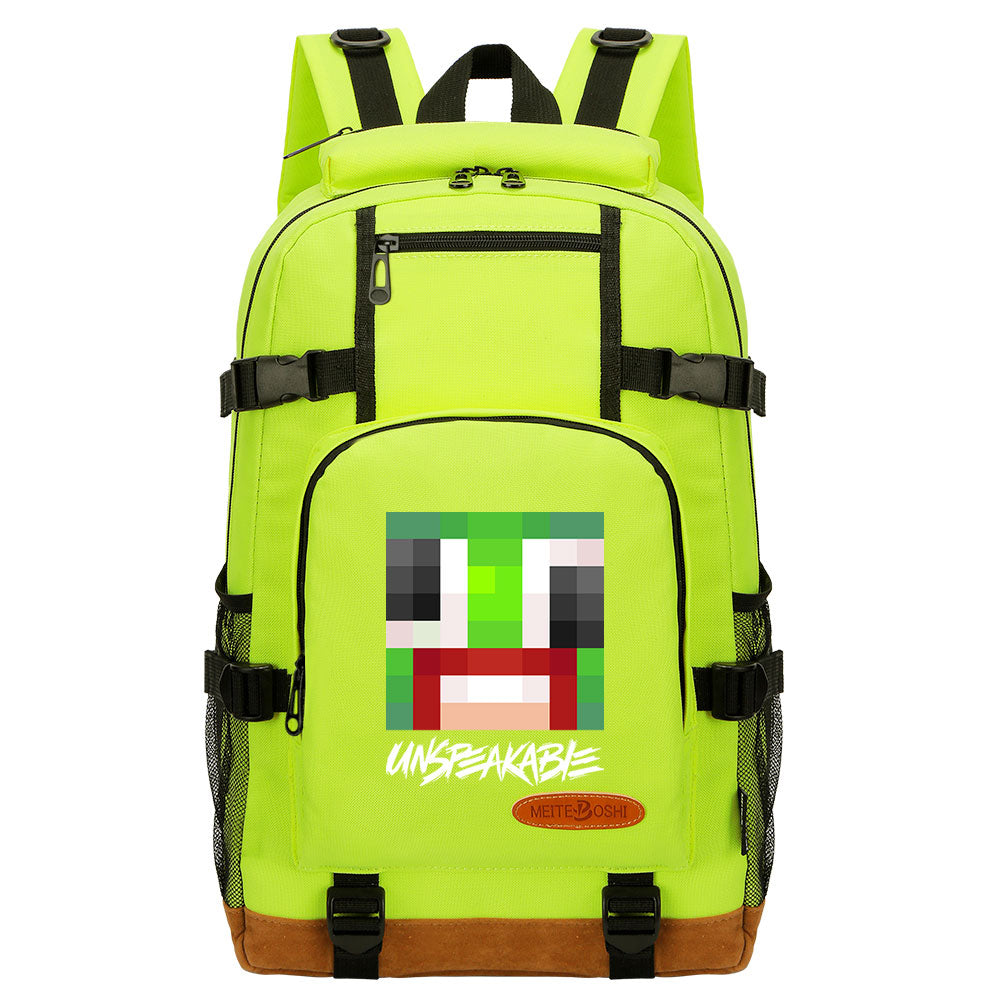 Game Unspeakable Frog Waterproof Backpack School Notebook Travel Bag