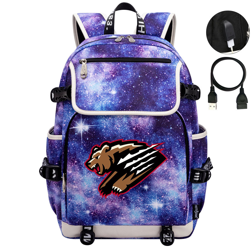 Montana Grizzlies Backpack School Notebook Travel Bags