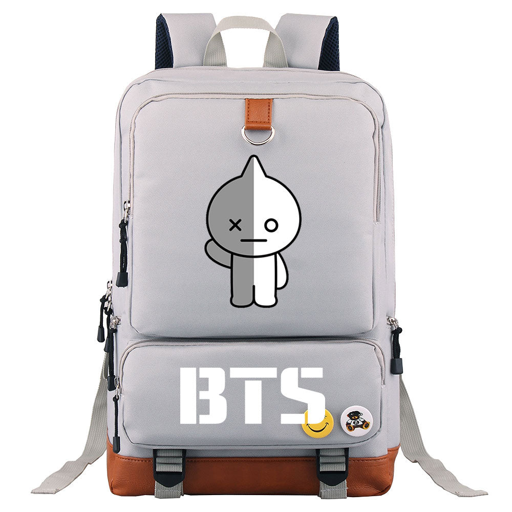 BTS VAN Proof Backpack NoteBook Laptop School Bag