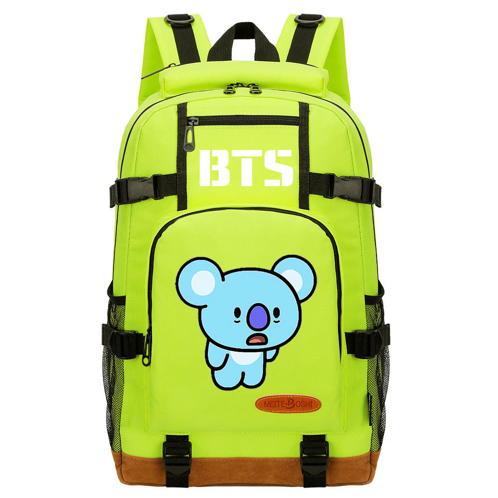 Kpop BTS Koya RM Waterproof Backpack School Notebook Travel Bag