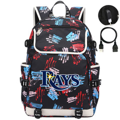 Tampa Bay Rays Backpack School Notebook Travel Bags