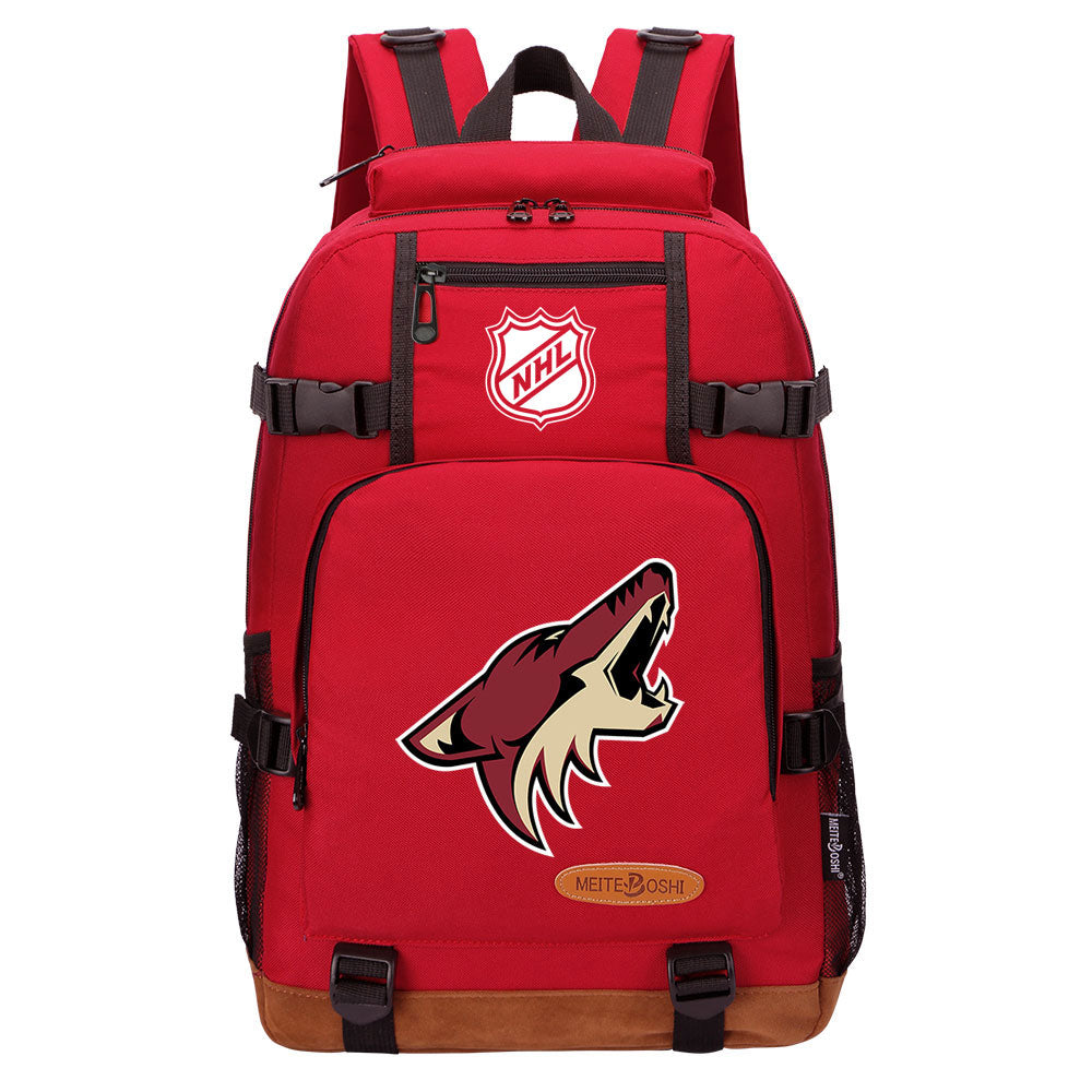 Arizona Coyotes Hockey League Waterproof Backpack School Notebook Travel Bag