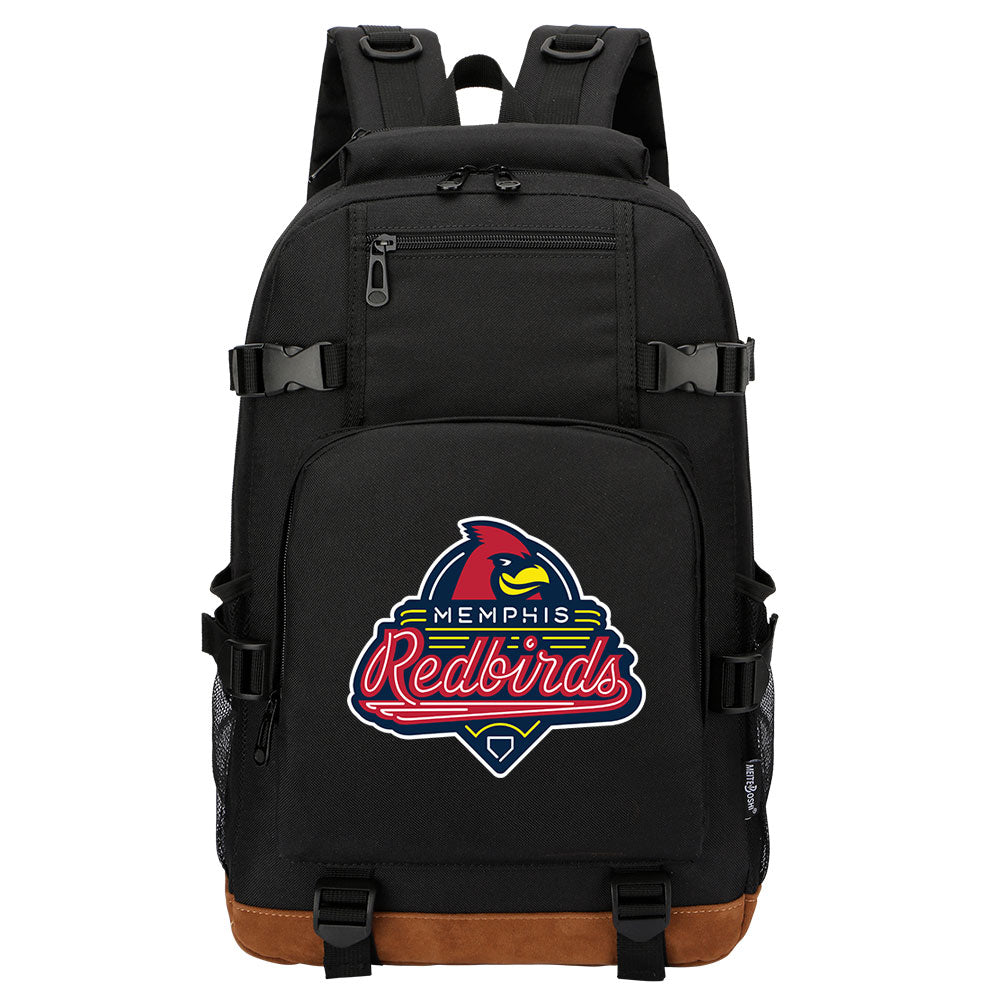 Memphis Redbirds Waterproof Backpack School Notebook Travel Bag
