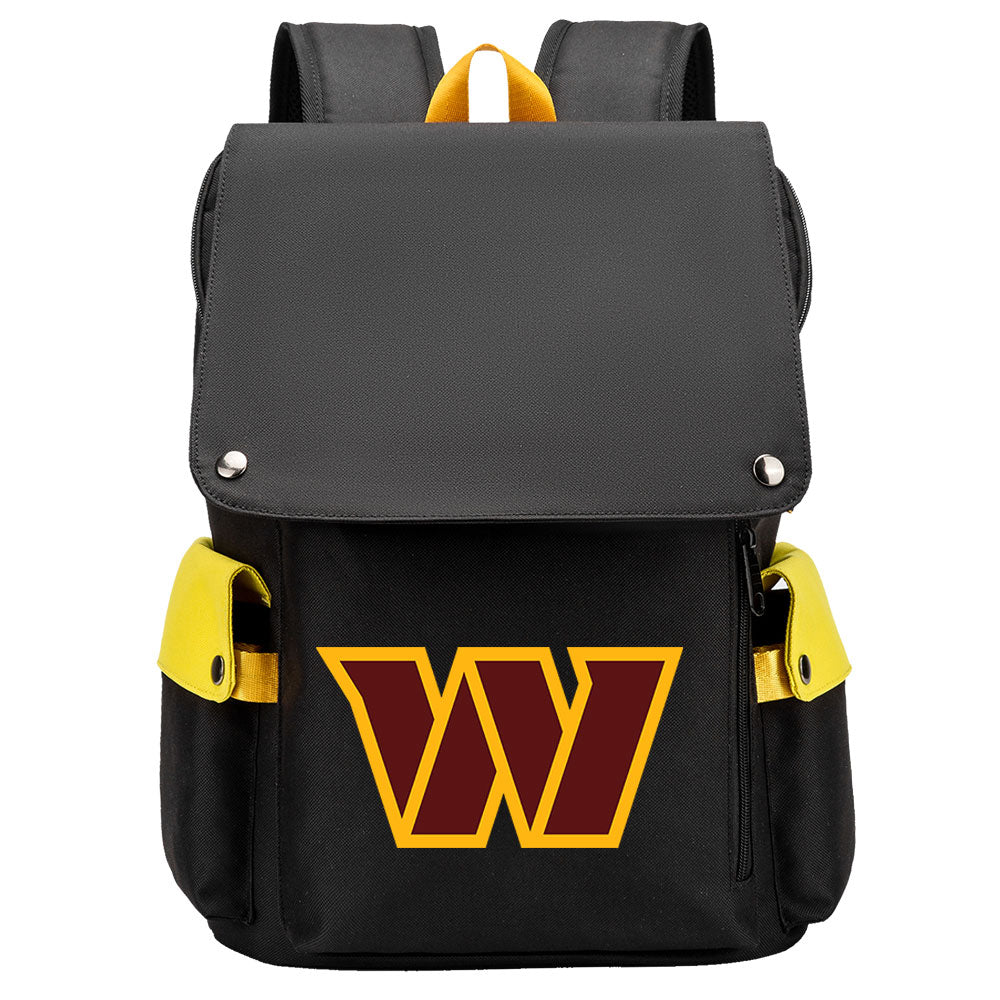 Washington Commanders Football Team Rugby Laptop Backpack Oxford School Bag
