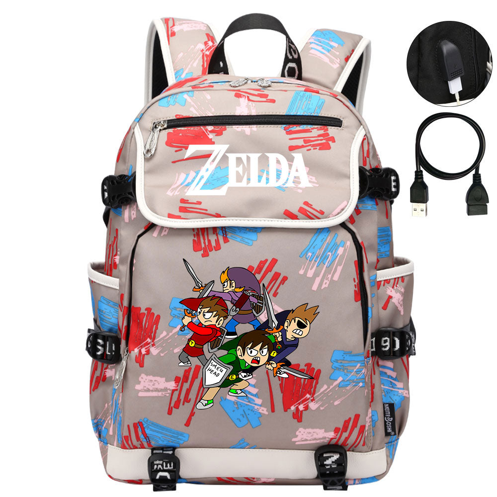 Zelda Backpack School Notebook Travel Bags