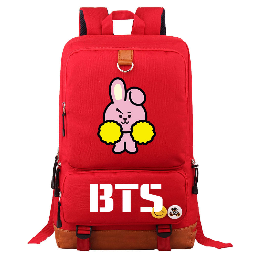BTS Cooky Proof Backpack NoteBook Laptop School Bag