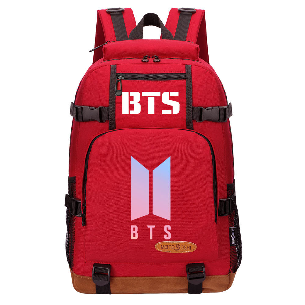 Kpop BTS Waterproof Backpack School Notebook Travel Bag