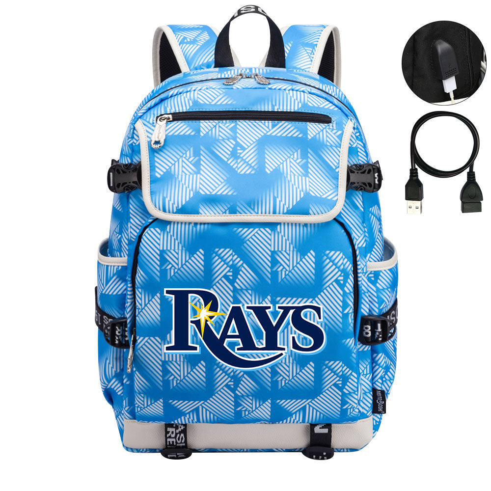 Tampa Bay Rays Backpack School Notebook Travel Bags