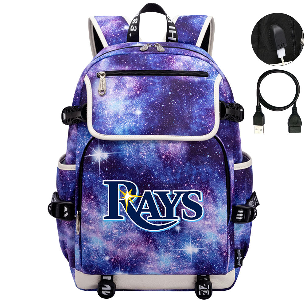 Tampa Bay Rays Backpack School Notebook Travel Bags