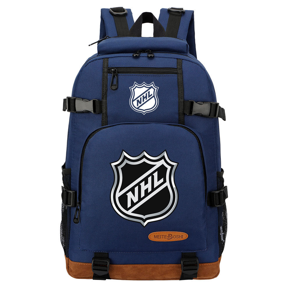 Hockey Team Waterproof Backpack School Notebook Travel Bag