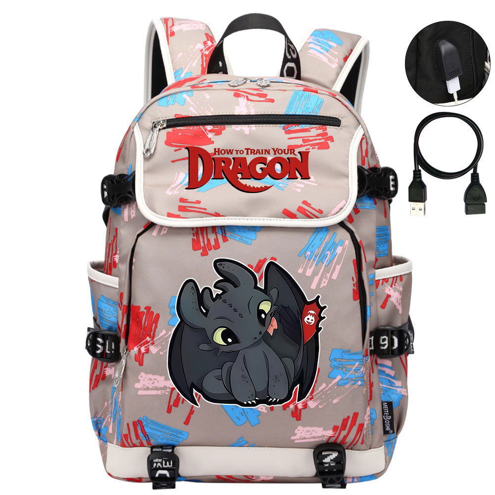 How to Train Your Dragon Backpack School Notebook Travel Bags