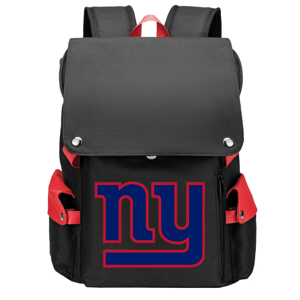 New York Giants Football Team Rugby Laptop Backpack Oxford School Bag