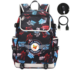Las Vegas Aviators Backpack School Notebook Travel Bags