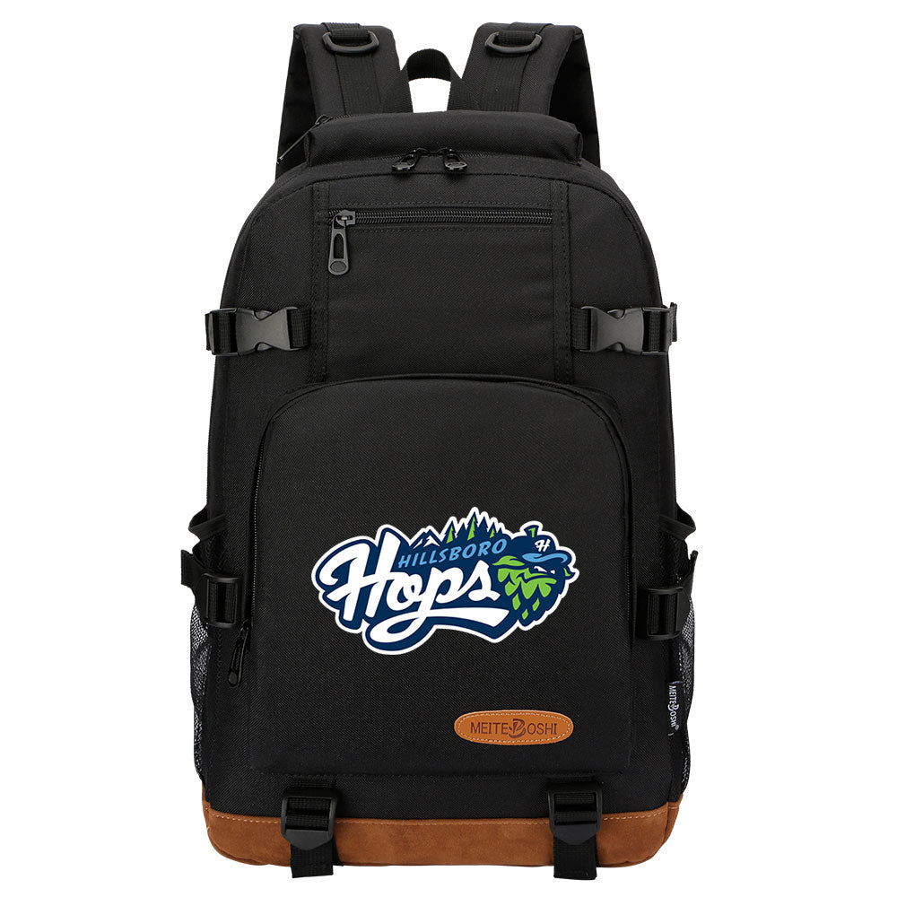 Hillsboro Hops Waterproof Backpack School Notebook Travel Bag