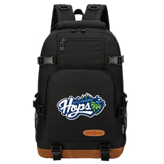Hillsboro Hops Waterproof Backpack School Notebook Travel Bag