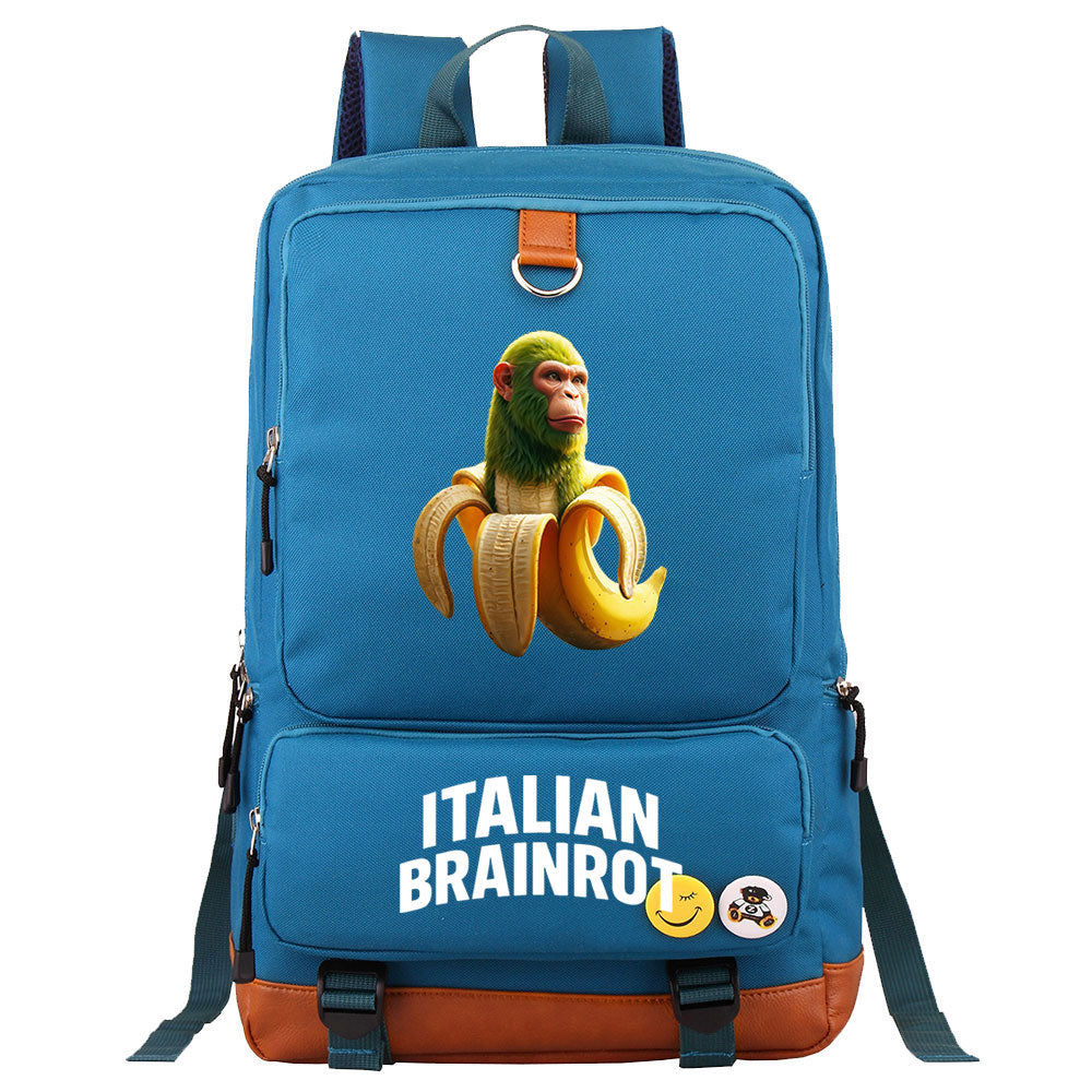 Italian Brainrot Proof Backpack NoteBook Laptop School Bag