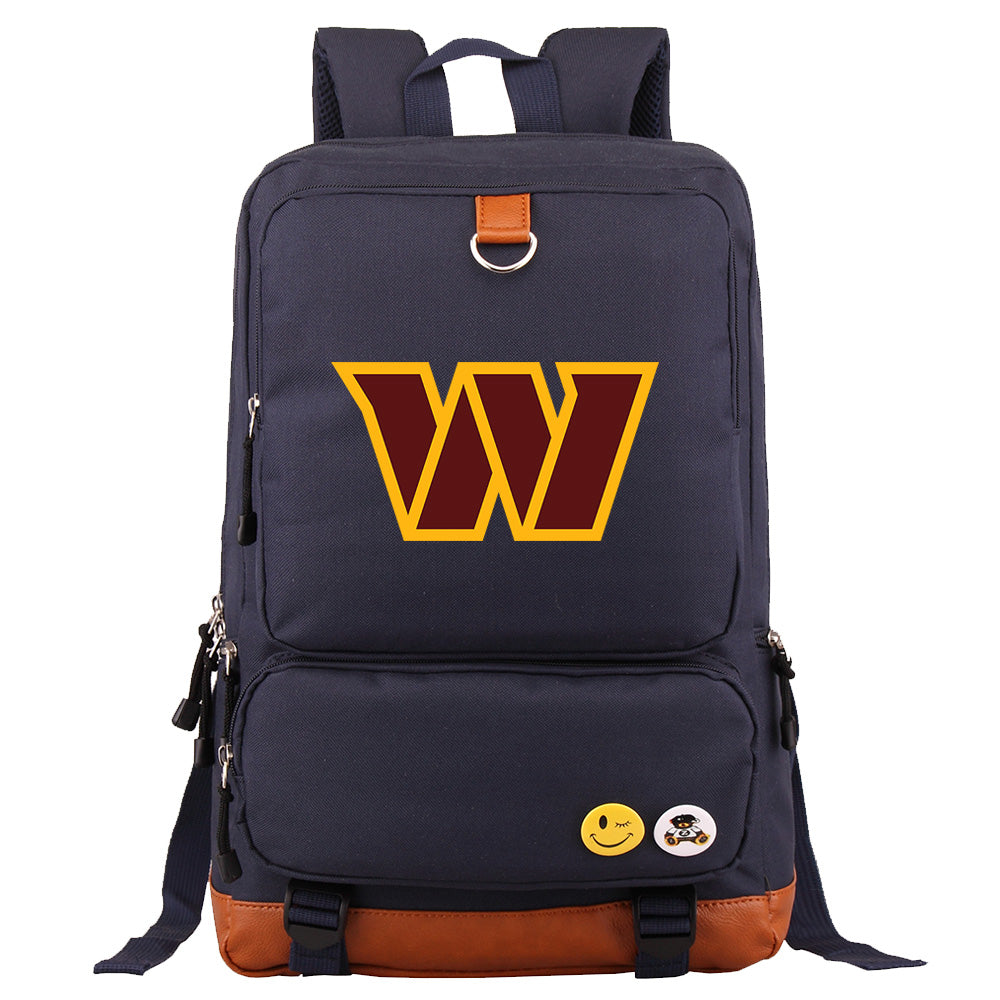 Washington Commanders Football Team Rugby Proof Backpack NoteBook Laptop School Bag
